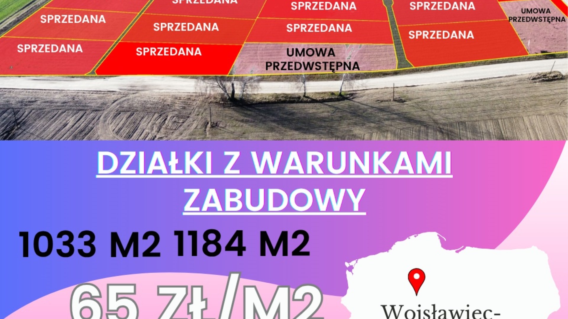 Działka na sprzedaż